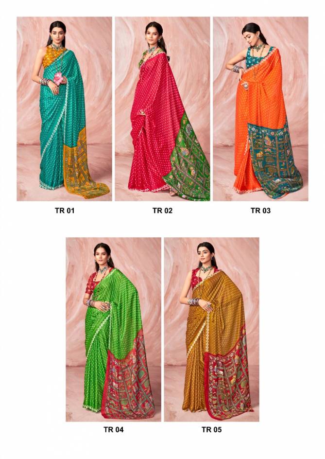Stavan Tarang New Fancy Printed Ethnic Wear Saree Collection